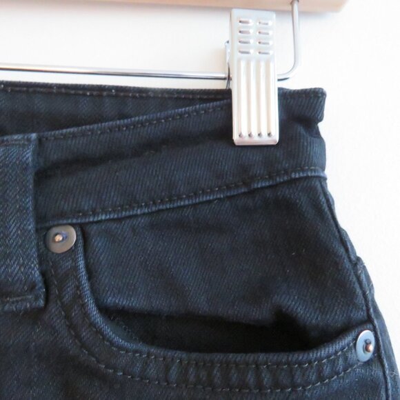 DUTIL High Rise Skinny Jeans in Black Overdye - Size 26 - Picture 9 of 14